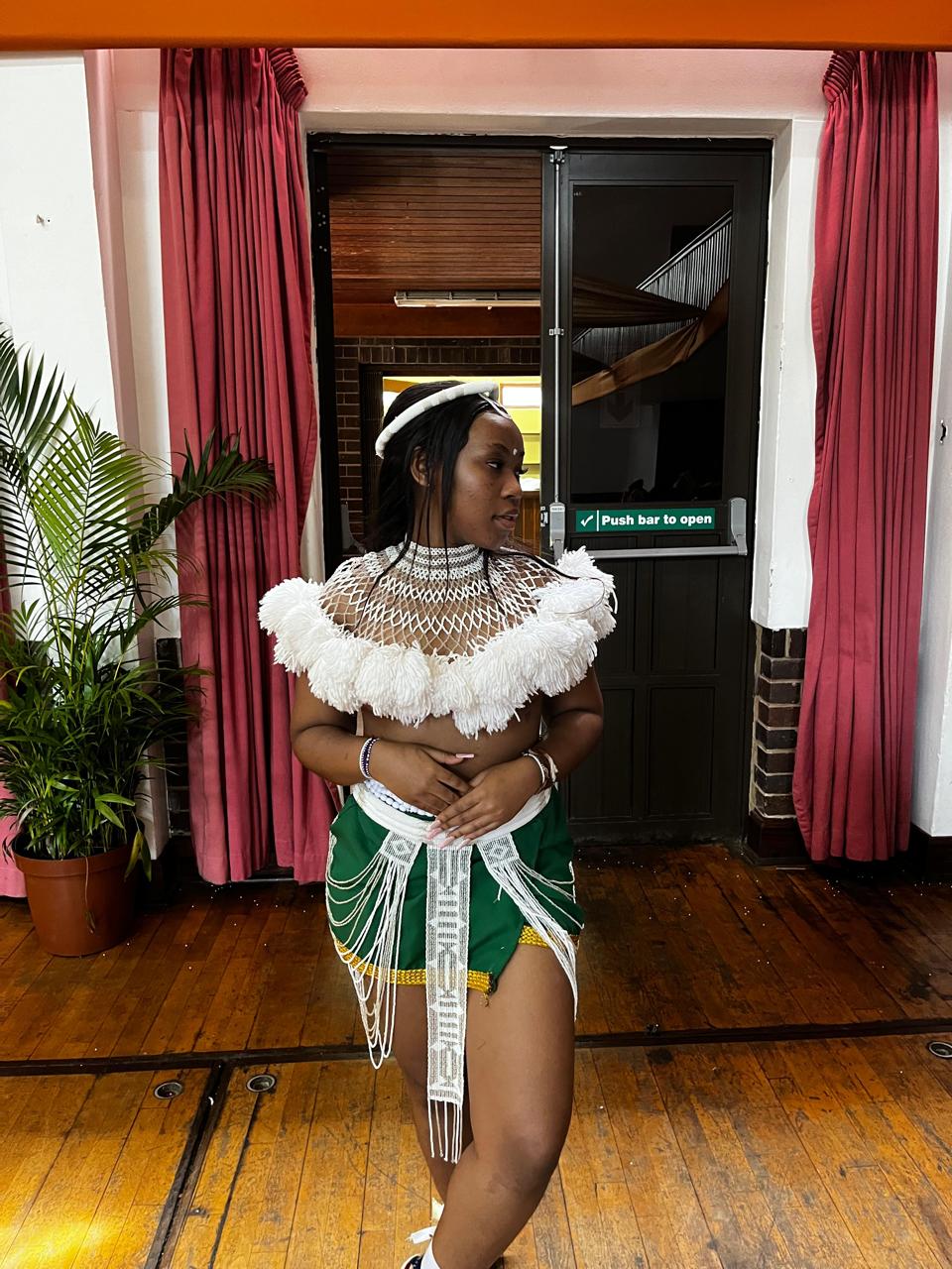 Asandile in traditional attire, photograph 4